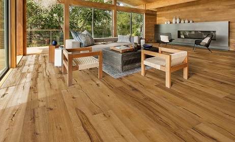 Parquet wooden flooring design in Dubai