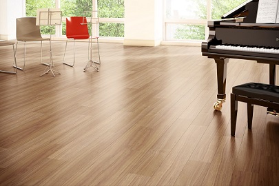 room featuring wood-effectLVT flooring