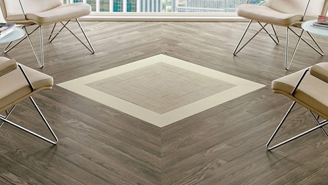 Armstrong Commercial Luxury Vinyl Plank (LVP) flooring.