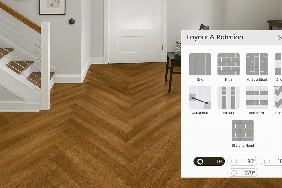 visulazing image of flooring