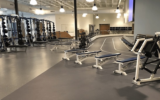 Epoxy Gym flooring in Dubai