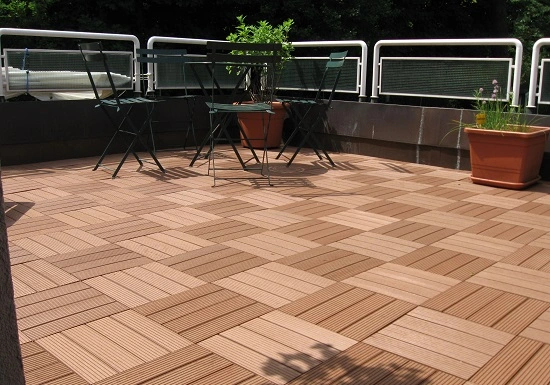 WPC decking in dubai balcony