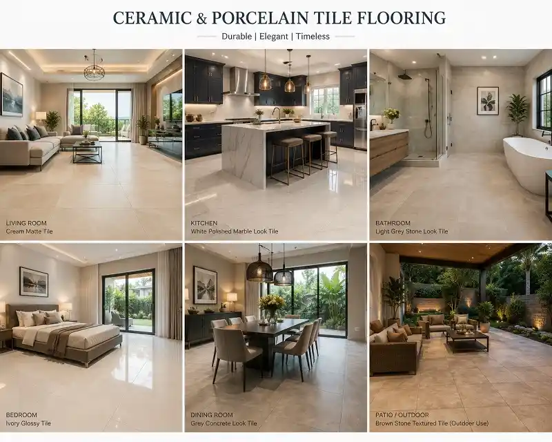 Ceramic and Porcelain Tile Flooring