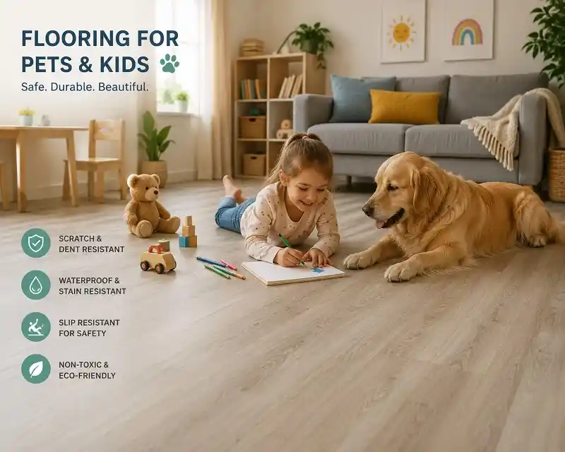 Flooring for Pets and Kids