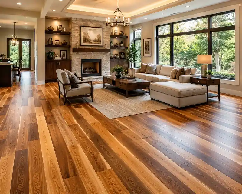 Hardwood Flooring in room